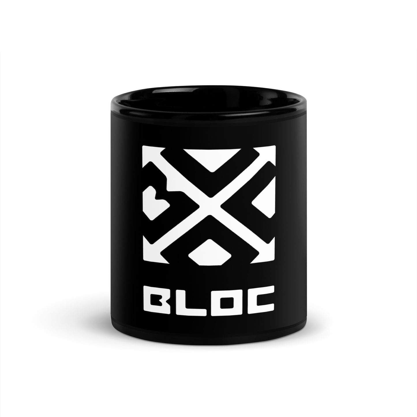 BLOC Black Glossy Mug