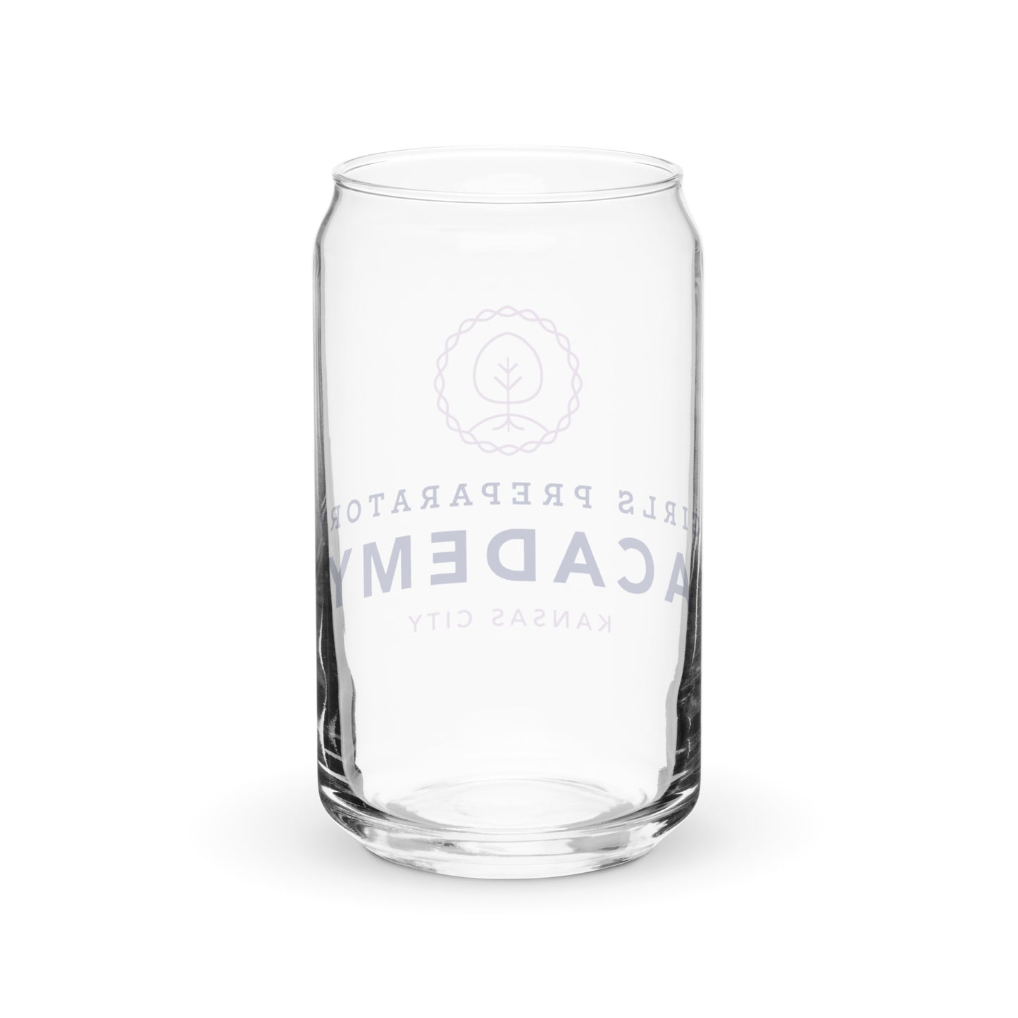 Kansas City Girls Prep Can-shaped Glass