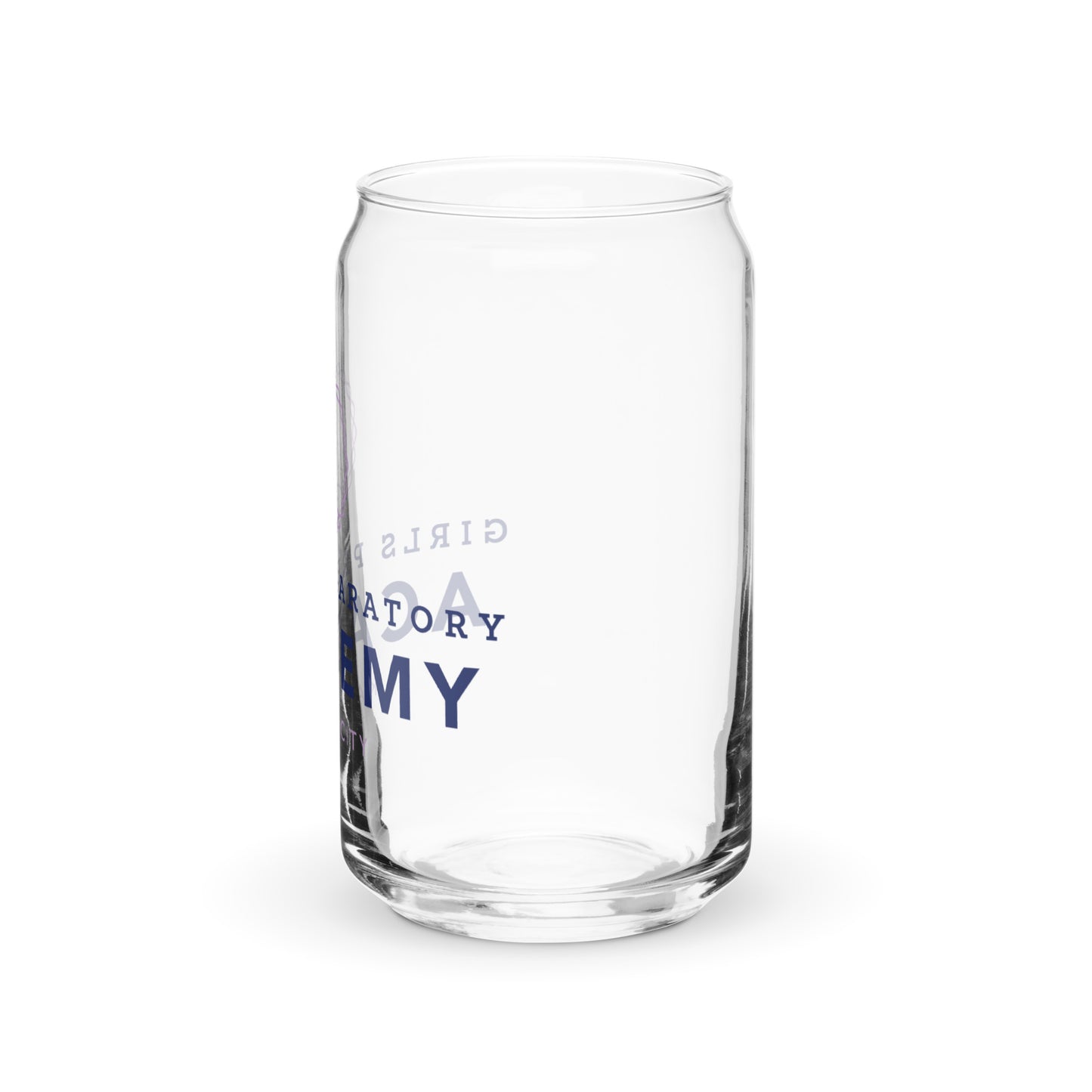 Kansas City Girls Prep Can-shaped Glass