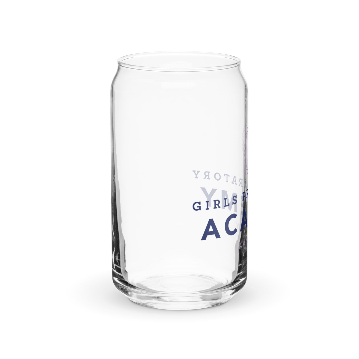 Kansas City Girls Prep Can-shaped Glass