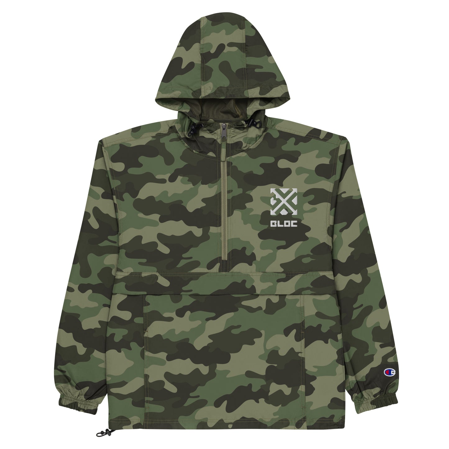 BLOC Embroidered Champion Packable Jacket