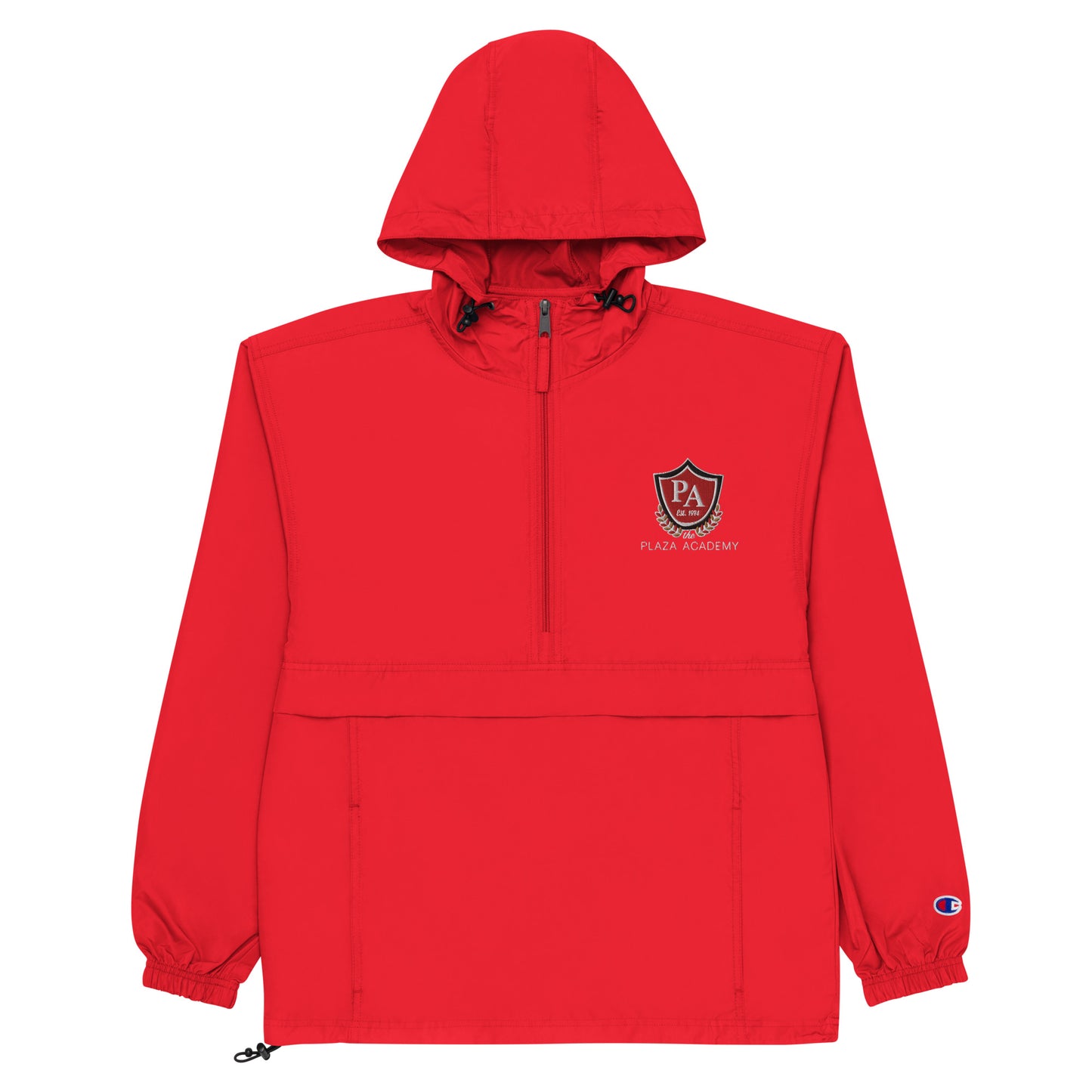 Plaza Academy Embroidered Champion Packable Jacket