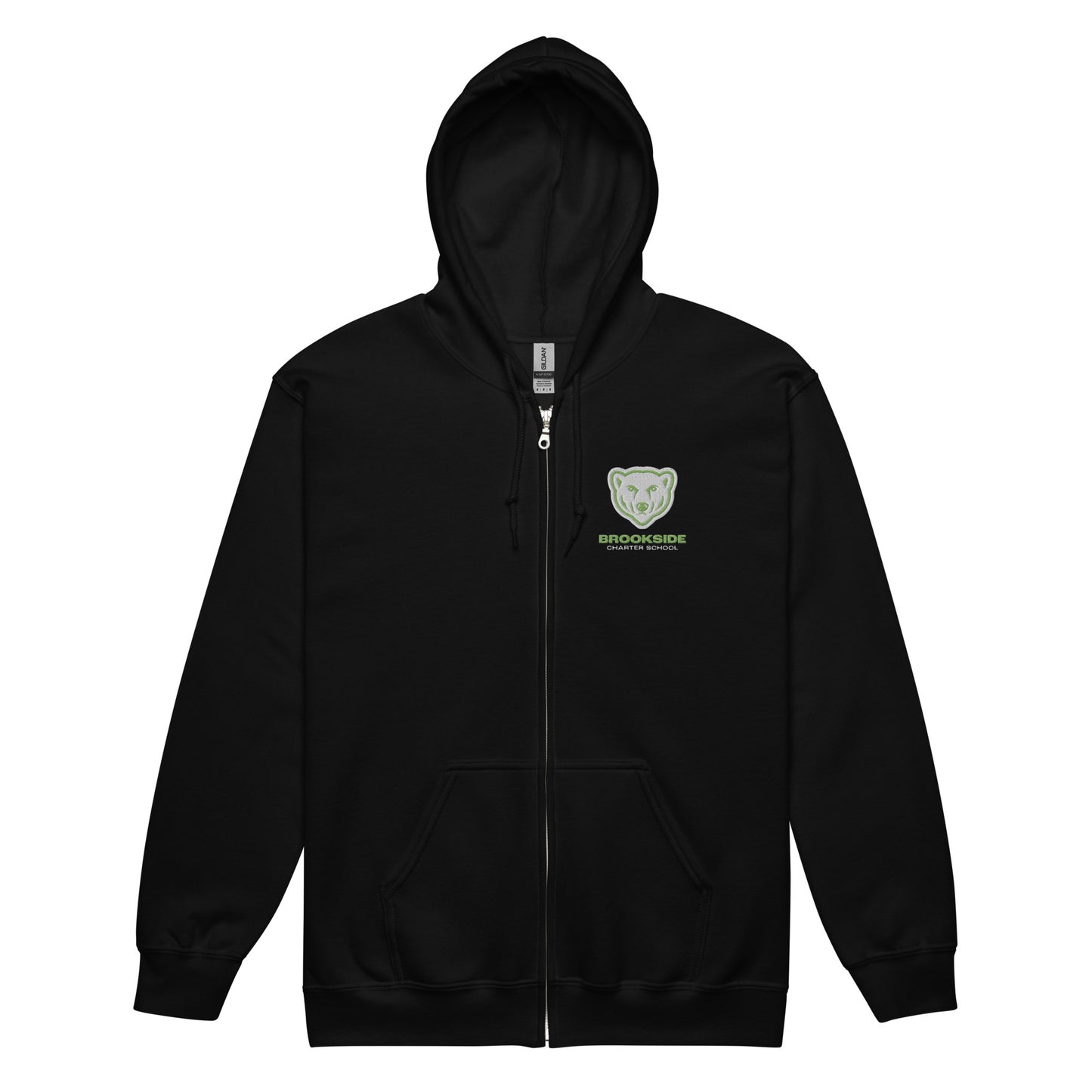 Brookside embroidered zip hoodie