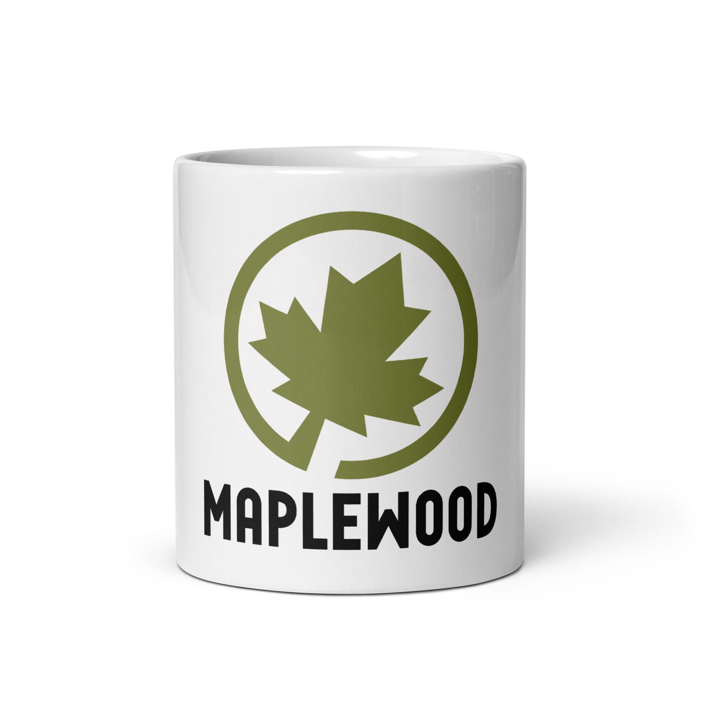 Maplewood White Glossy mug