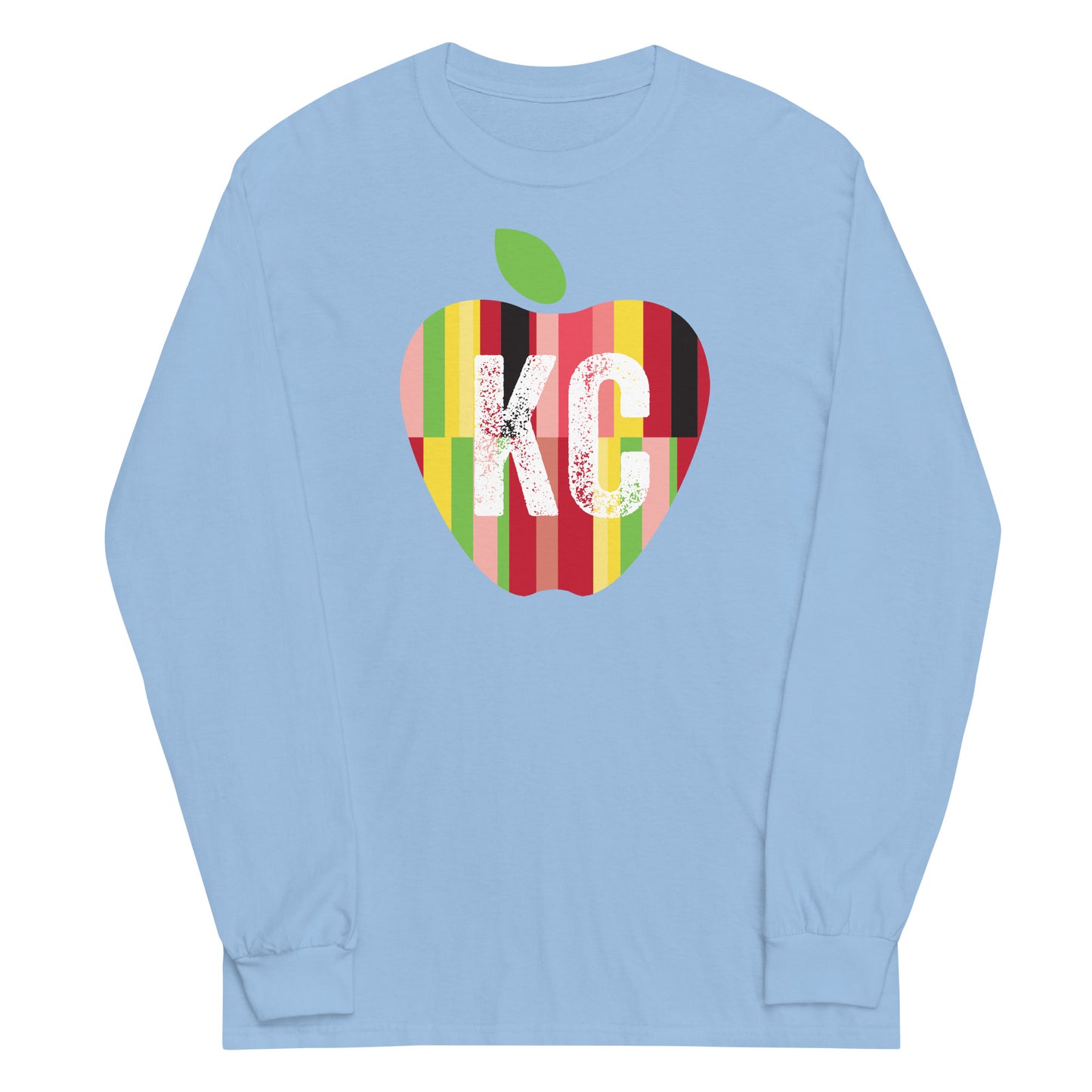Show Me KC Schools Apple Adult Long Sleeve Shirt