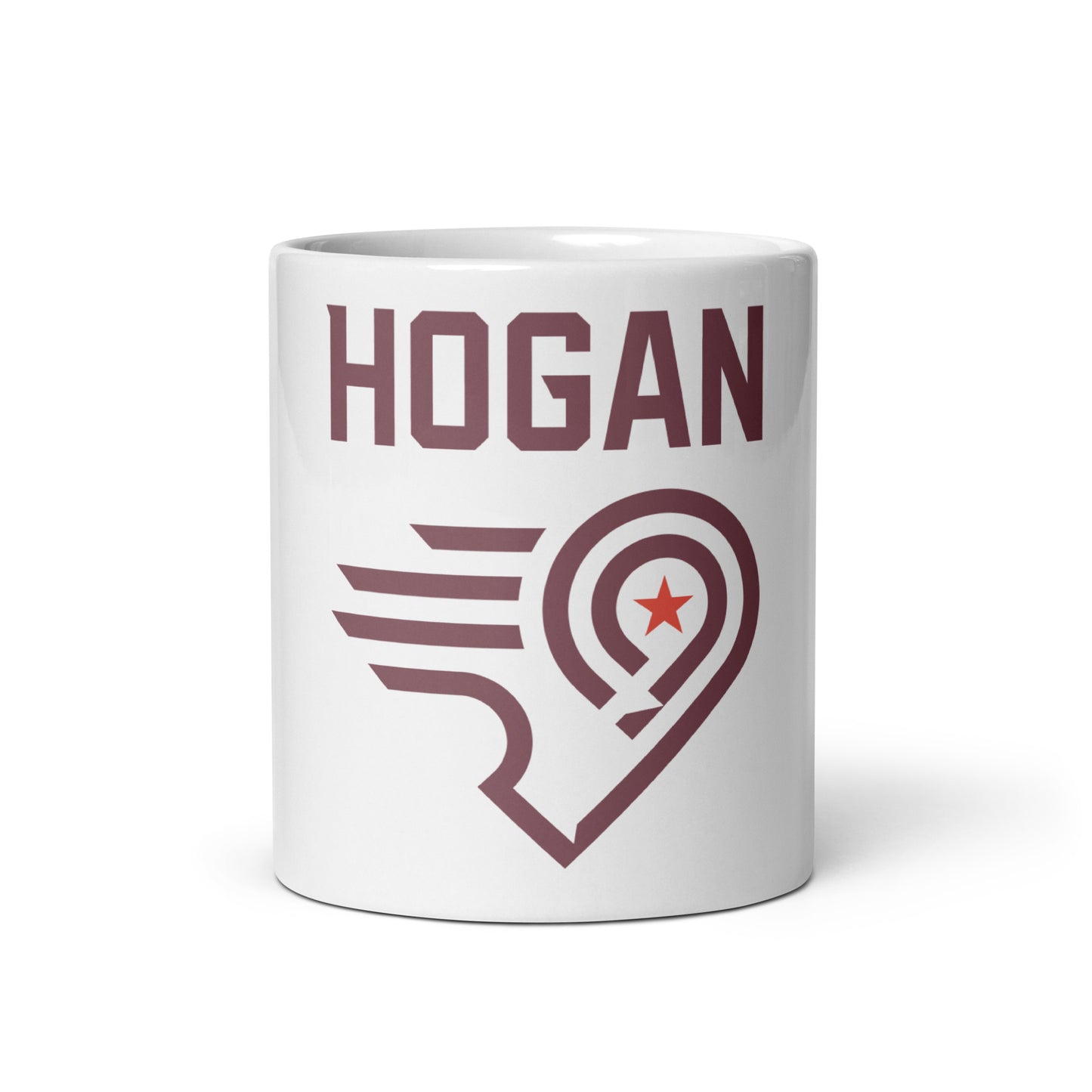 Hogan White glossy mug