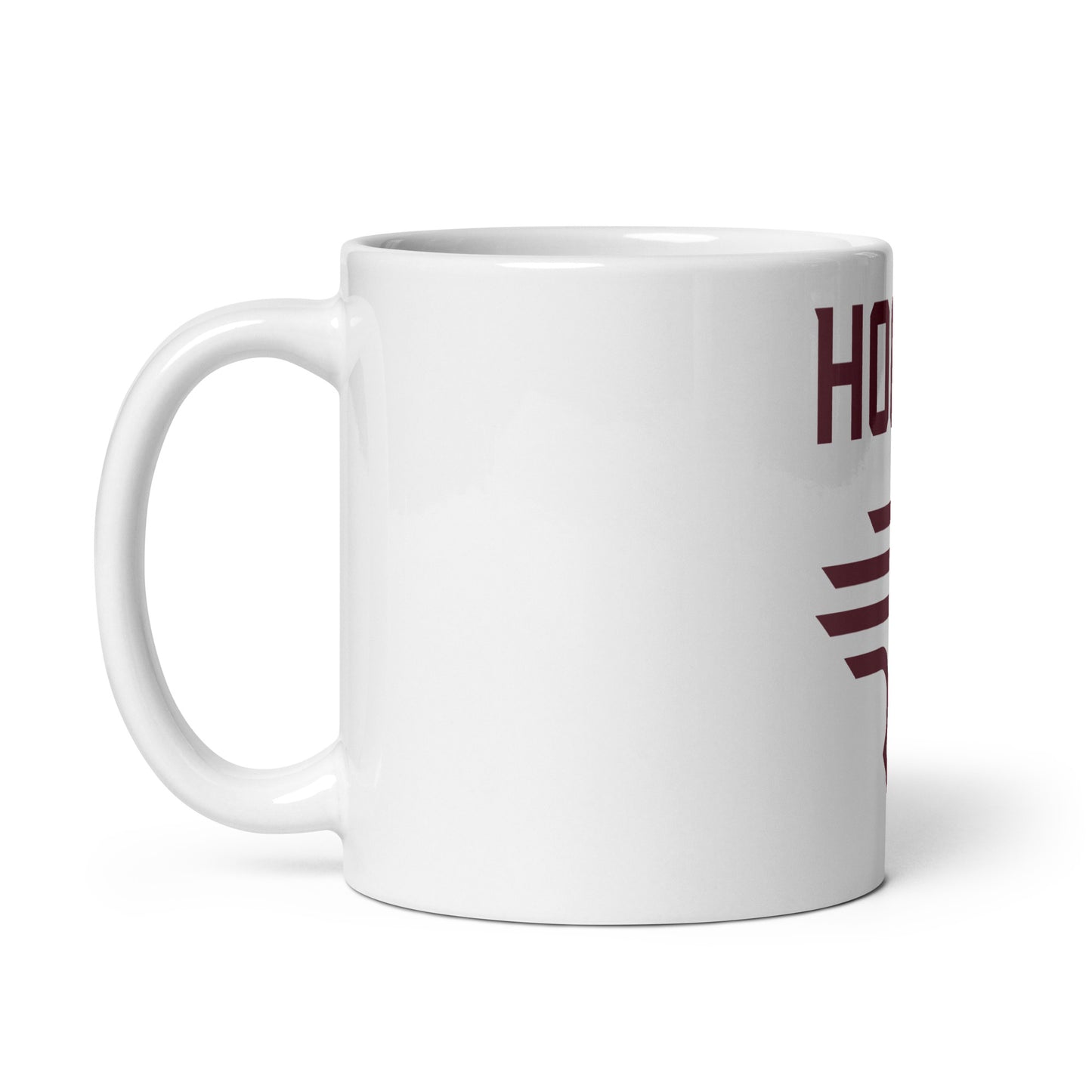 Hogan White glossy mug