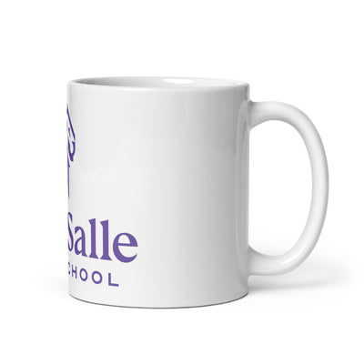 DeLaSalle White glossy mug