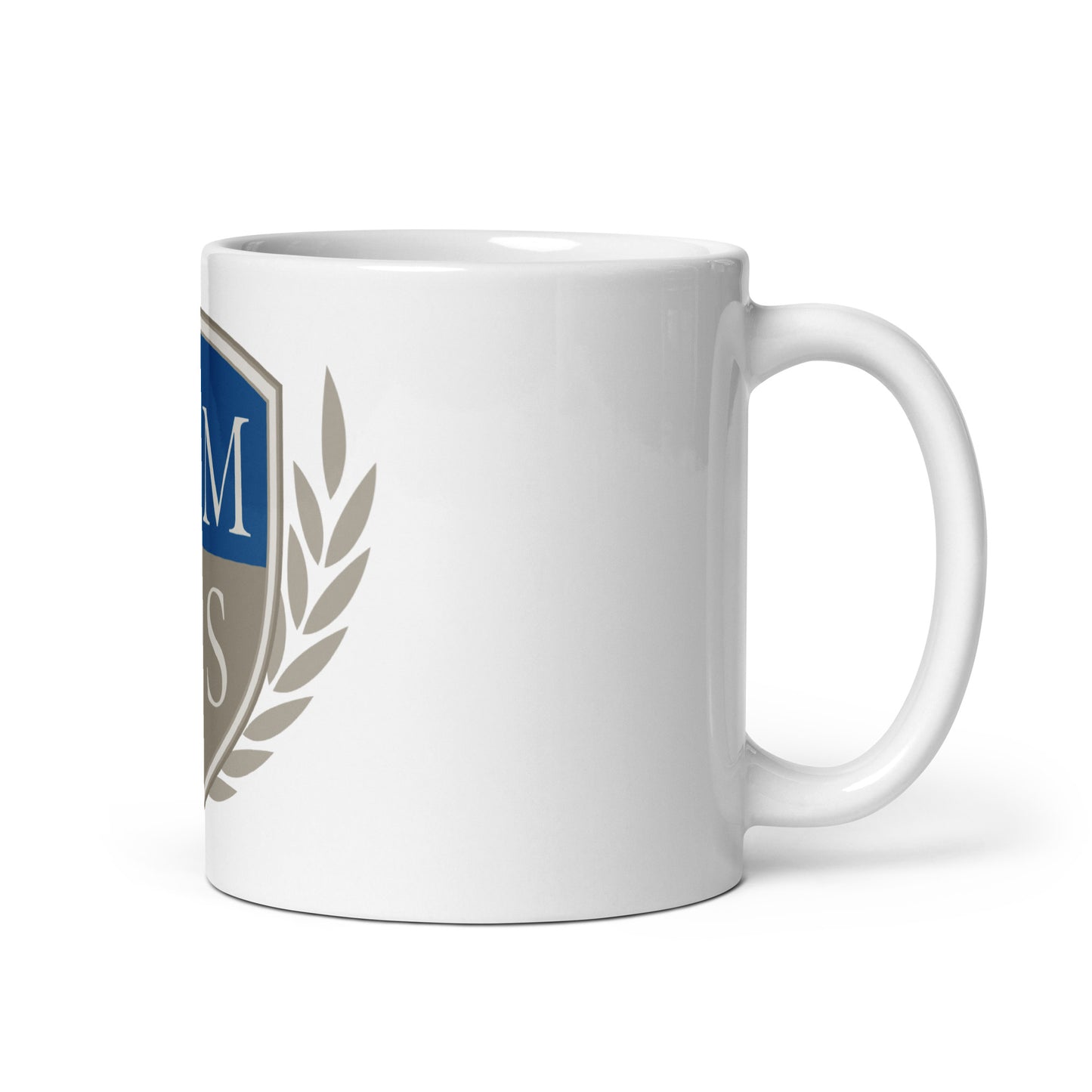 Kauffman White glossy mug