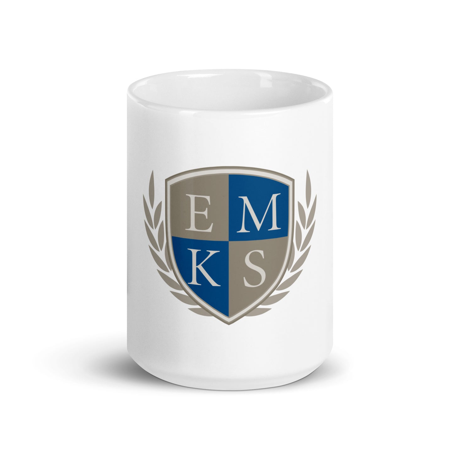 Kauffman White glossy mug