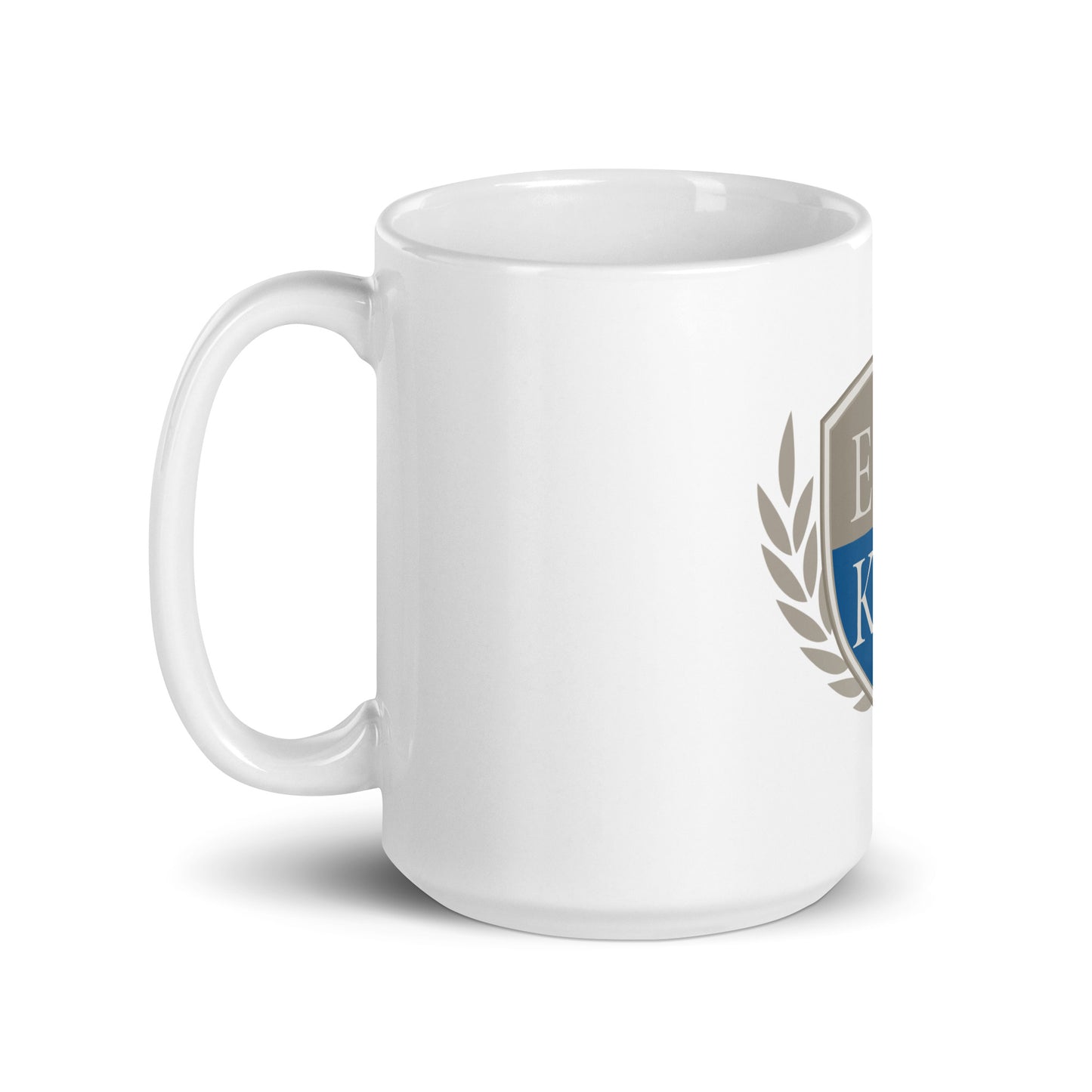 Kauffman White glossy mug