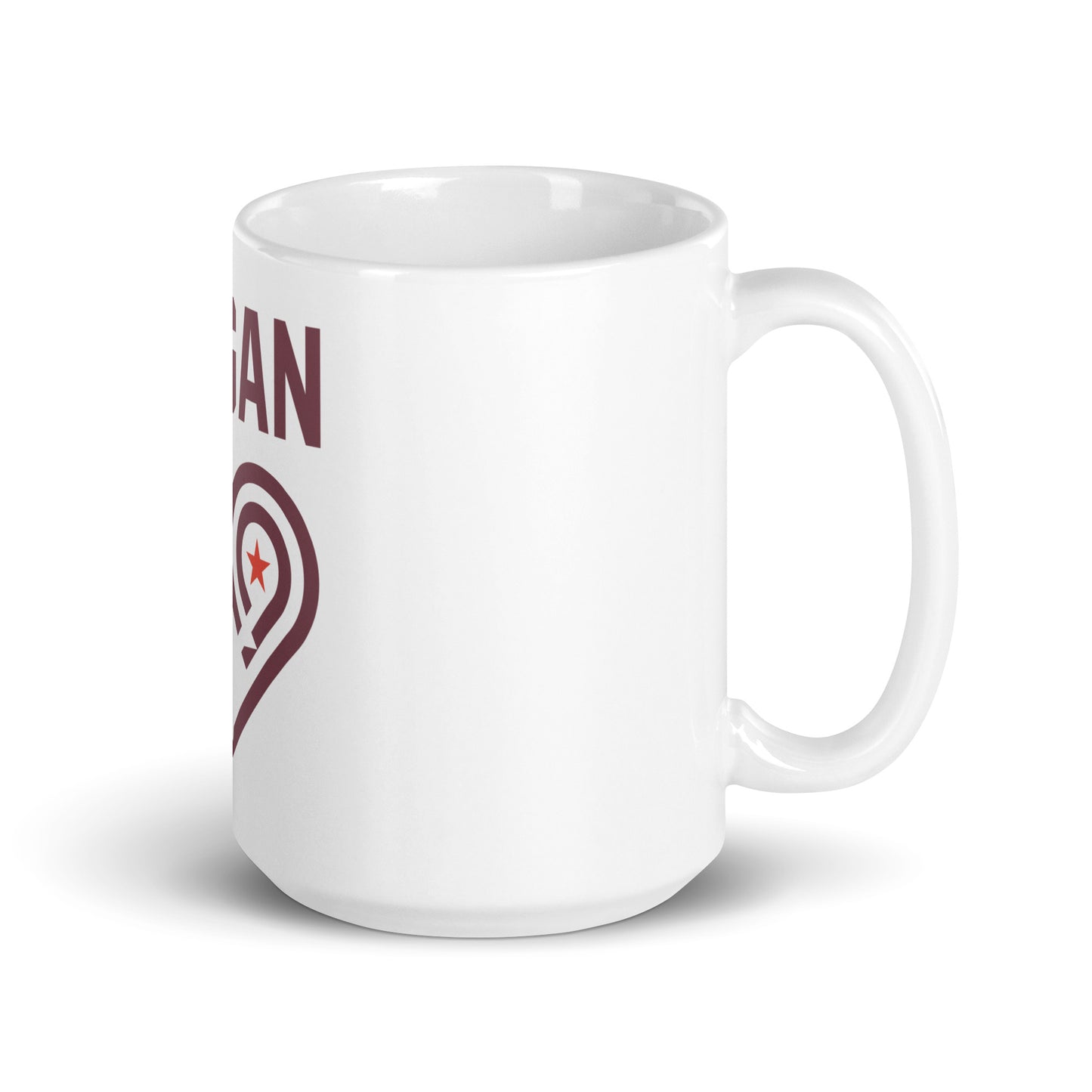 Hogan White glossy mug