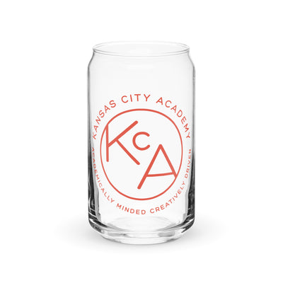 Kansas City Academy Can-shaped glass