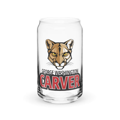 Carver Dual Language Can-shaped glass