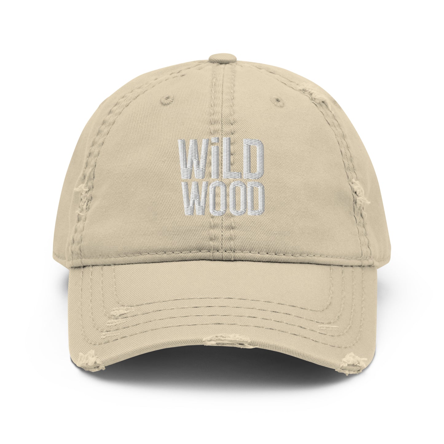 Wild Wood Distressed Dad Hat
