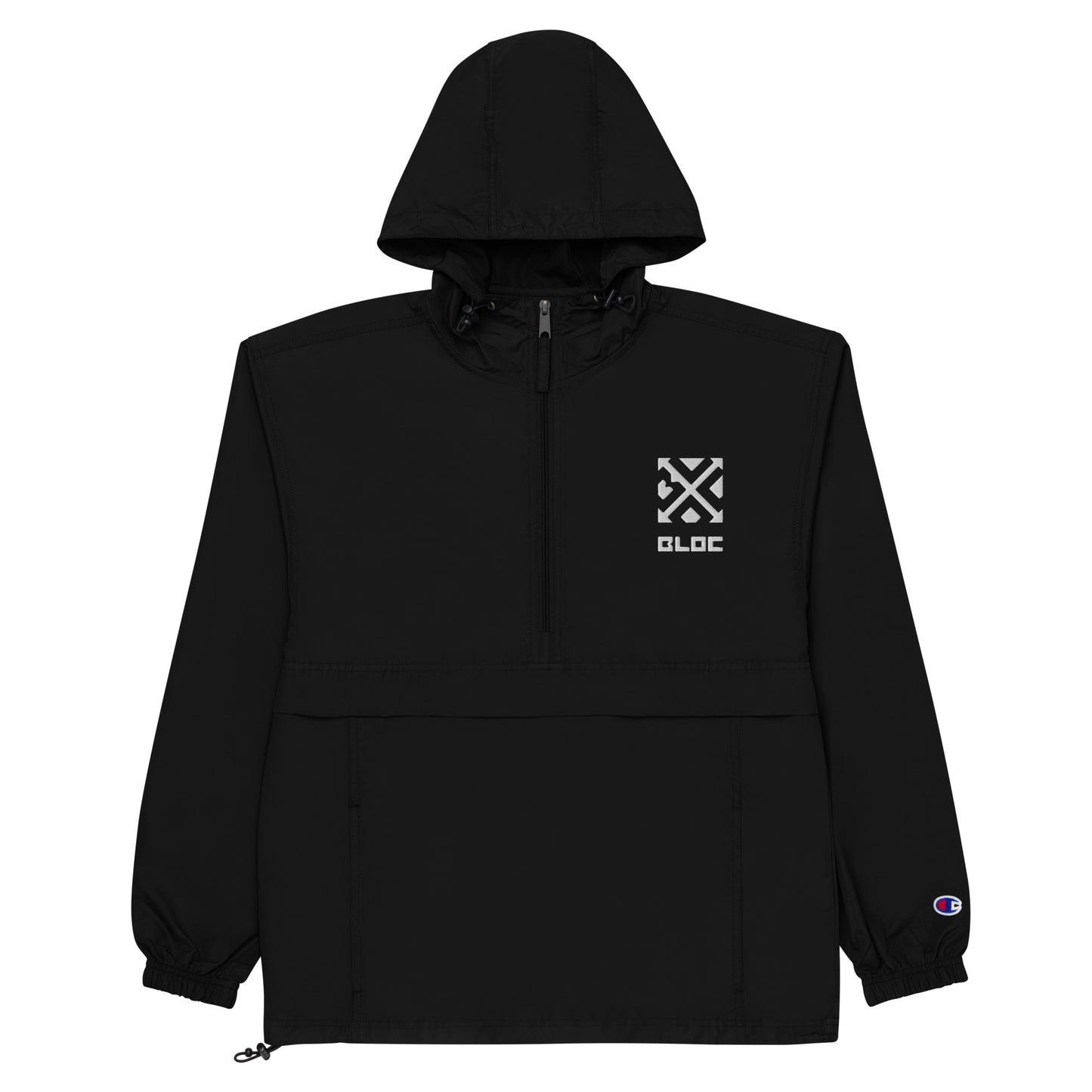 BLOC Embroidered Champion Packable Jacket