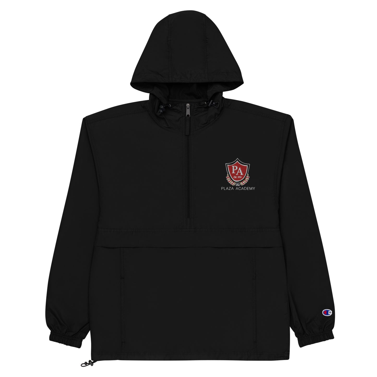 Plaza Academy Embroidered Champion Packable Jacket