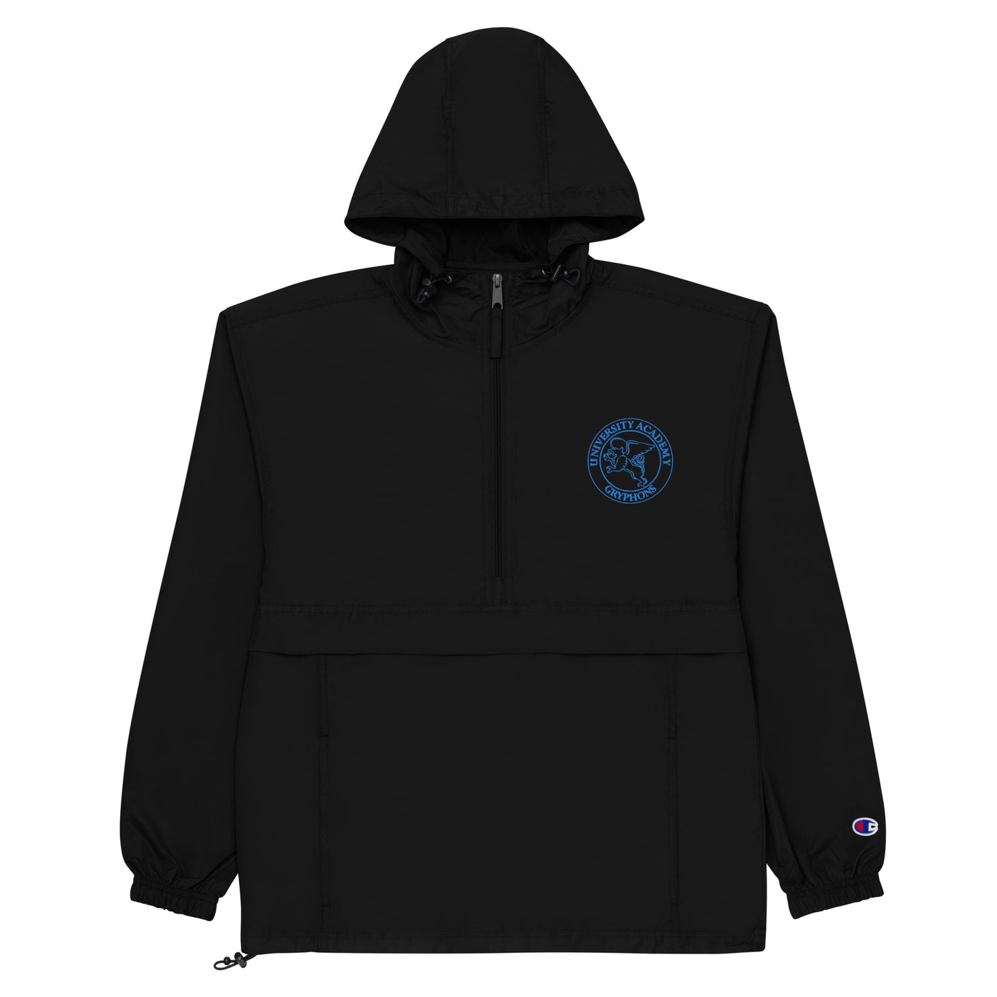University Academy Embroidered Champion Packable Jacket