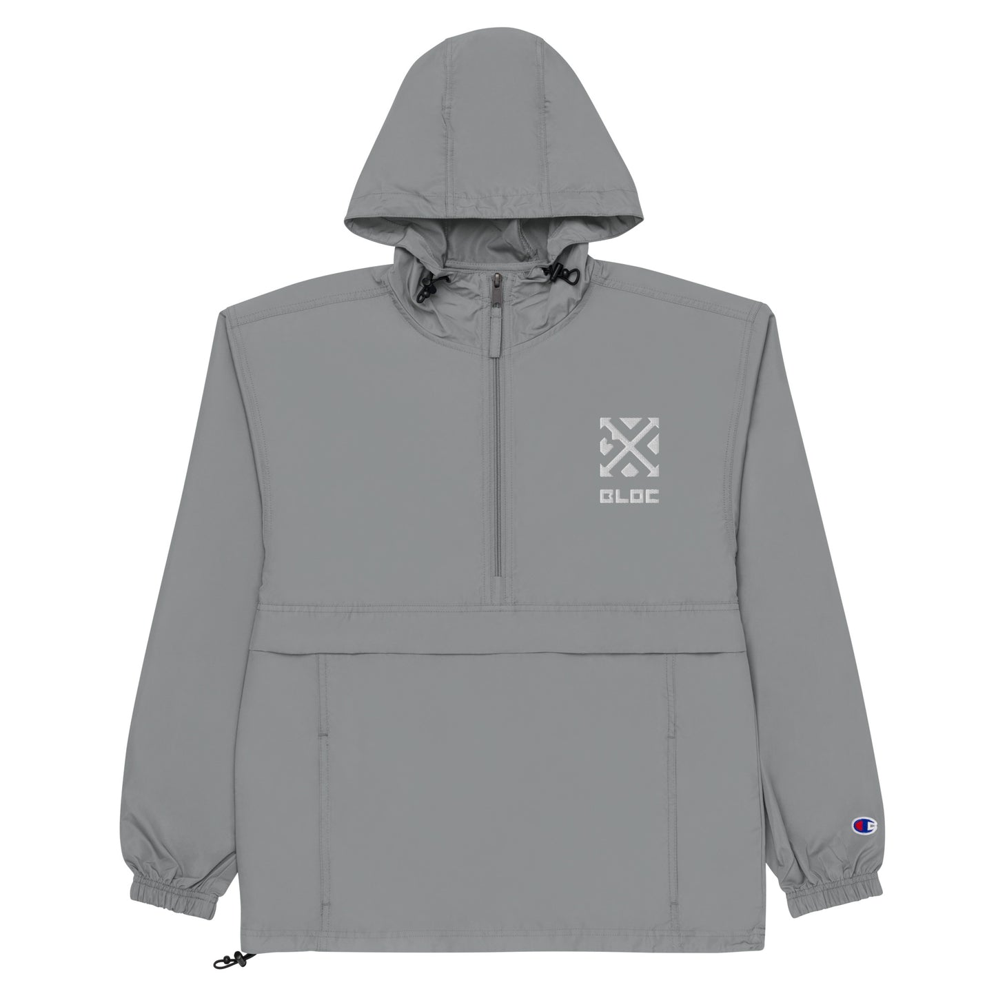 BLOC Embroidered Champion Packable Jacket