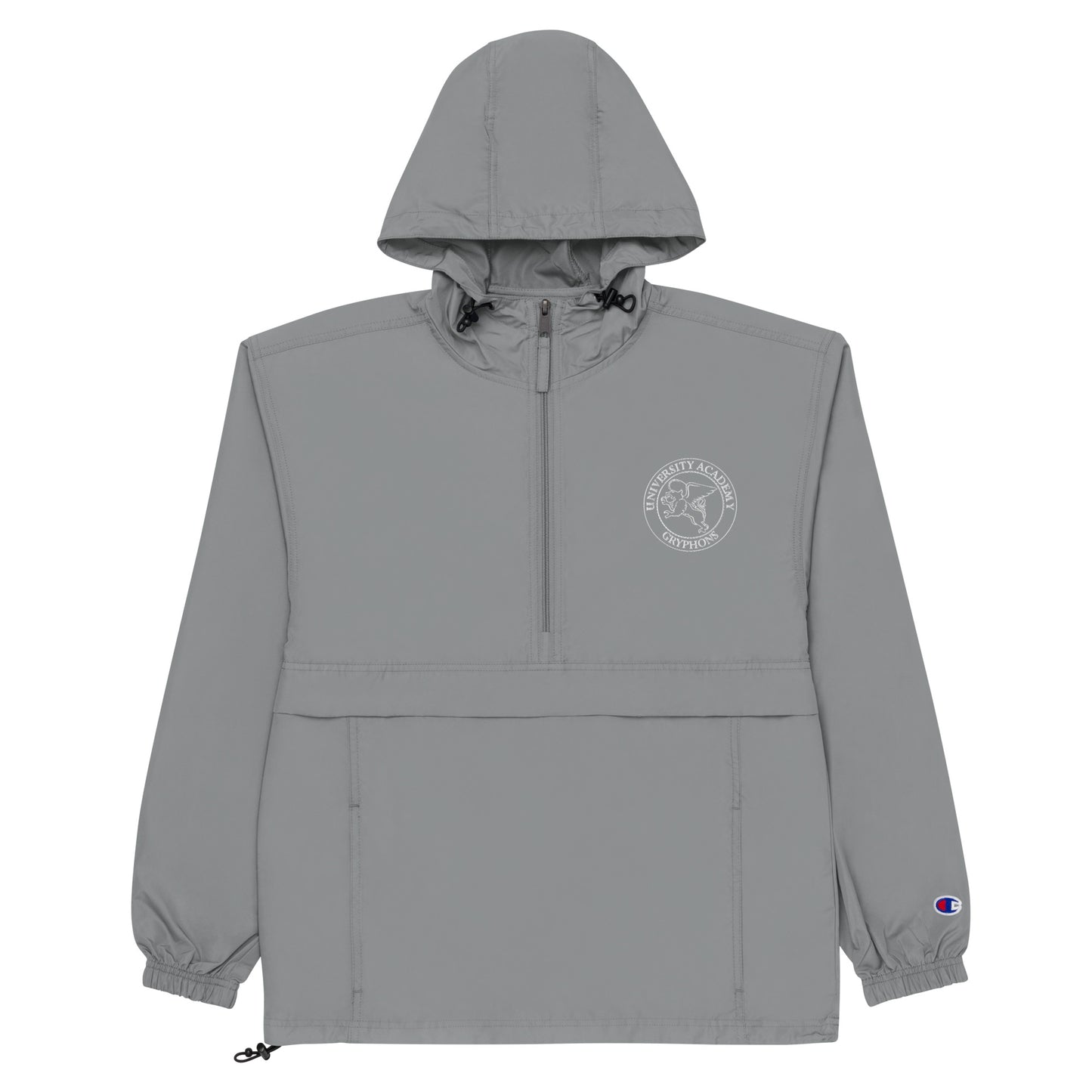 University Academy Embroidered Champion Packable Jacket