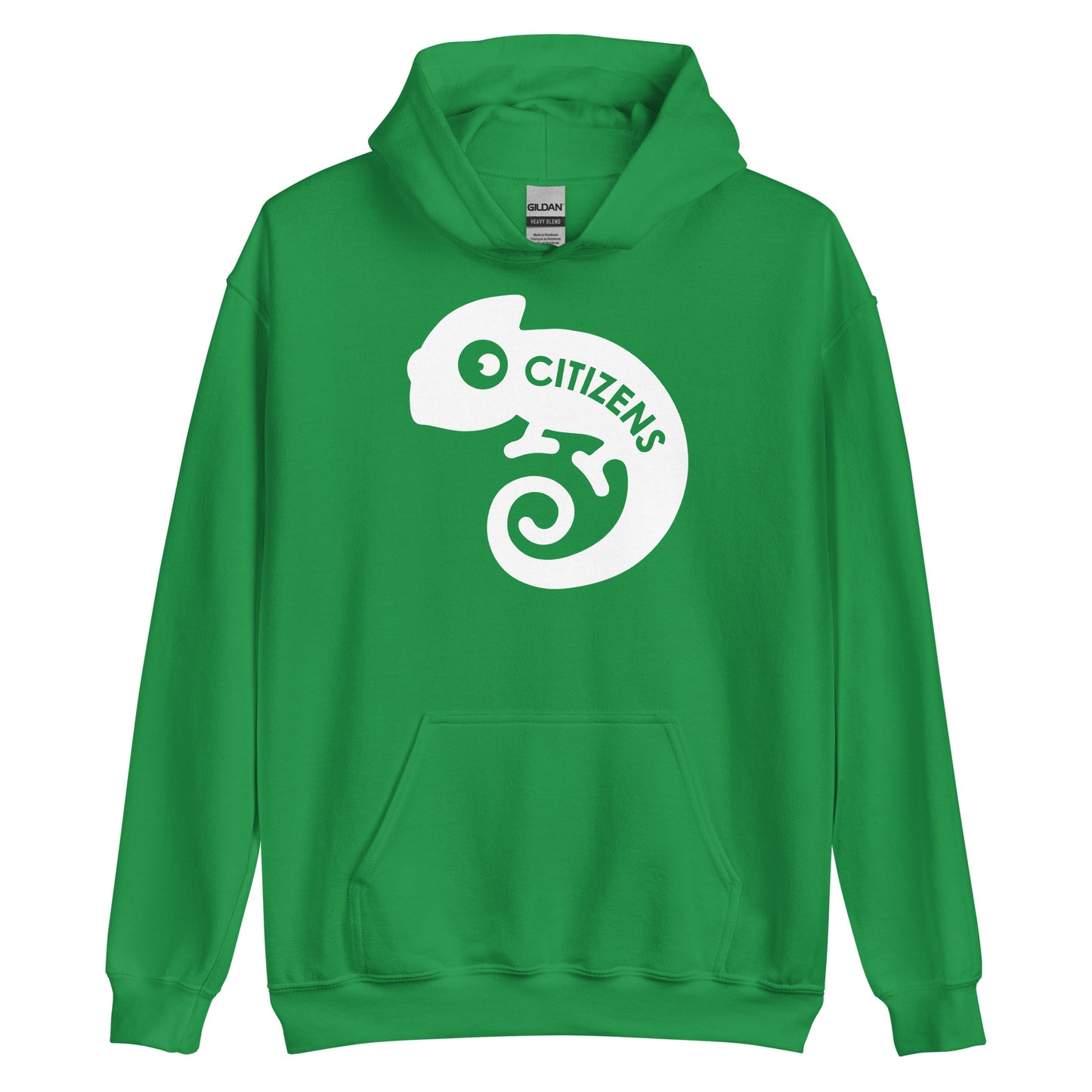 Citizens of the World White Logo Adult Hoodie