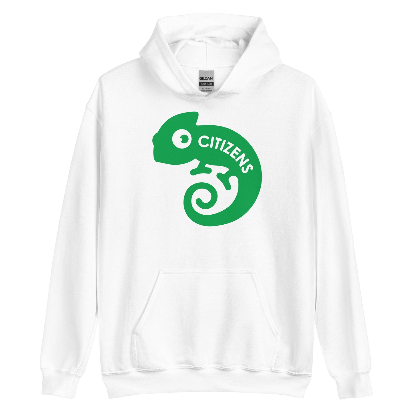 Citizens of the World Green Logo Adult Hoodie