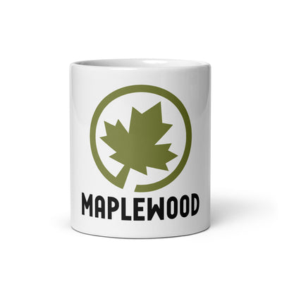Maplewood White Glossy mug