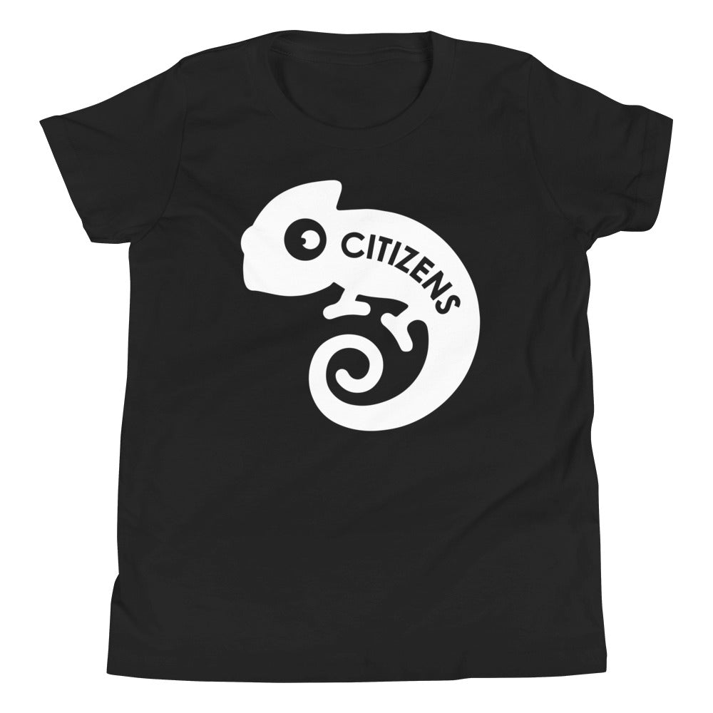 Citizens of the World White Logo Youth Short Sleeve T-Shirt