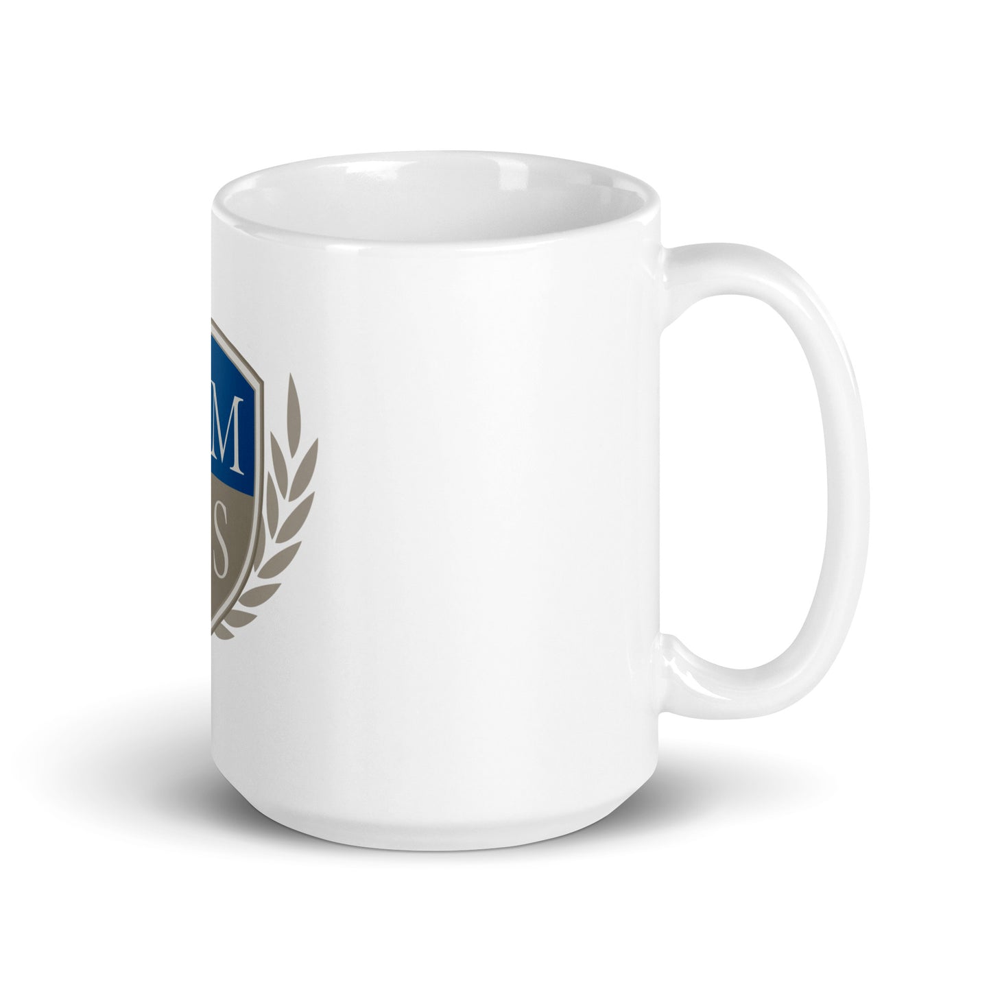 Kauffman White glossy mug